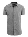 Men's Short Sleeve Slim-Fit Casual Dress Shirts (S-2XL) -