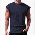 Mens T-Shirt Sleeveless Muscle Shirts Stylish Cut Off Shirts ...