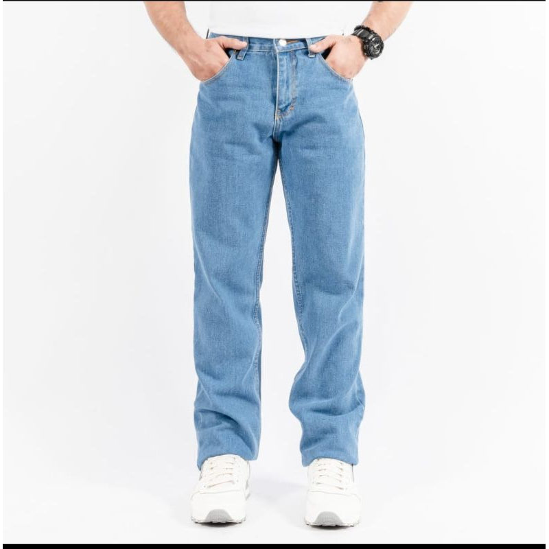Jual CELANA JEANS PRIA PANJANG STANDAR REGULER BASIC PENTS/JEANS PRIA ...