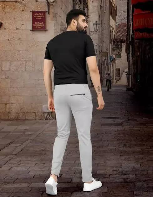 Mens Cotton Lycra Regular Fit Pents,Track Pent.